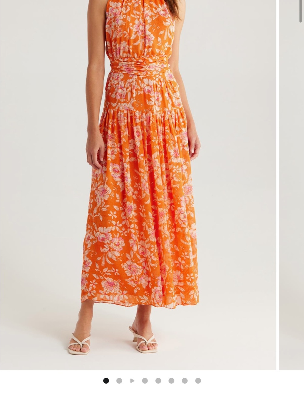 NWT Halogen Floral Sleeveless Maxi Dress